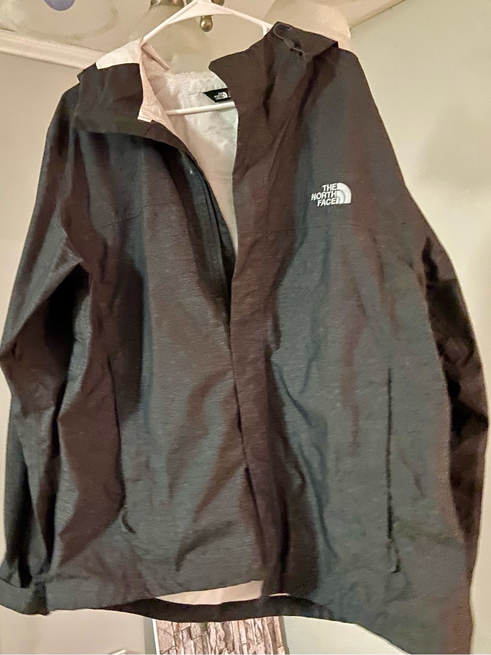The North Face Charcoal Gray Hooded Shell Jacket - Picture 4 of 6